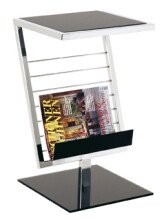 Beistelltisch >Axus< in chrom-schwarz aus Stahl,...
