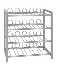 Flaschenregal >Big Return 4< in alu aus Metall -...