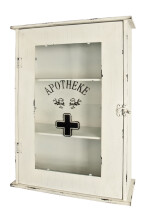 Apothekerschrank >Vital< in Weiß aus Metall,...