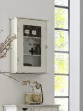 Apothekerschrank >Vital< in Weiß aus Metall,...
