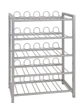 Flaschenregal >Big Return 5< in alu aus Metall -...