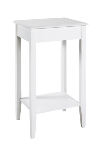 Konsole >Amur< in Weiß aus Massivholz, MDF - 43x76x36cm (BxHxT)