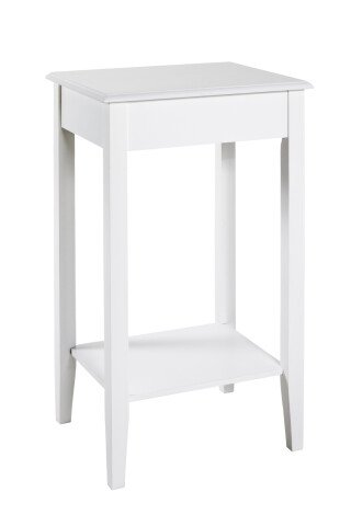 Konsole >Amur< in Weiß aus Massivholz, MDF - 43x76x36cm (BxHxT)