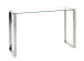 Highboard >David 1< in Edelstahl aus Edelstahl, Glas 8 mm - 120x78x40cm (BxHxT)