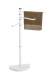 Handtuchhalter >Aurich< in cremeweiß aus Stahlrohr - 33x89x43cm (BxHxT)