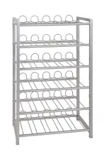 Flaschenregal >Big Return 6< in alu aus Metall -...