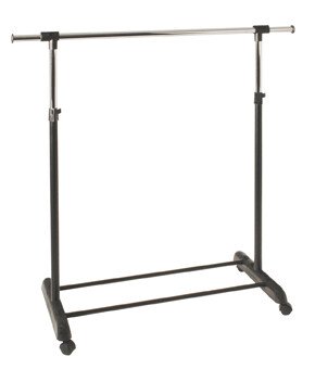 Garderobenständer >Paddy< in chrom-schwarz - 95x95x44 (BxHxT)