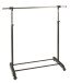 Garderobenständer >Paddy< in chrom-schwarz - 95x95x44 (BxHxT)