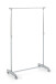 Kleiderständer >Fulda< in chrom-grau - 81x96-160x39 (BxHxT)