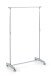 Kleiderständer >Fulda< in chrom-grau - 81x96-160x39 (BxHxT)