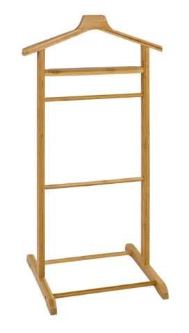 Herrendiener >Lena< in natur aus Bambus - 48x97x36cm (BxHxT)