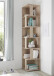 Eckregal >Lasmos< in Eiche Sonoma - 38x186x38cm (BxHxT)