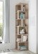 Eckregal >Lasmos< in Eiche Sonoma - 38x186x38cm (BxHxT)