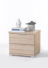 Nachtkommode >Nelli< in Eiche Sonoma Nachbildung - 46x43x42cm (BxHxT)