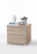Nachtkommode >Nelli< in Eiche San Remo Nachbildung - 46x43x42cm (BxHxT)