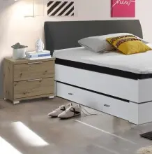Nachtkommode >Nelli< in Artisan Eiche Nachbildung -...