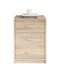 Nachtkommode >Bettine< in Eiche Sonoma Nachbildung - 39x54x28cm (BxHxT)