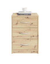 Nachtkommode >Bettine< in Artisan Eiche Nachbildung...