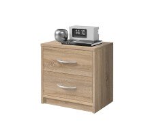 Nachtkommode >Pepe< in Eiche Sonoma Nachbildung -...