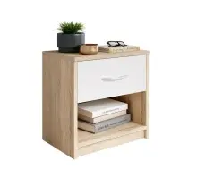 Nachtkommode >Bettine< in Eiche Sonoma Nachbildung...