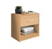 Nachtkommode >Pepe< in Buche Nachbildung - 39x41x28cm (BxHxT)