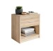 Nachtkommode >Bettine< in Eiche Sonoma Nachbildung - 39x41x28cm (BxHxT)