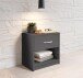 Nachtkommode >Bettine< in Graphit - 39x41x28cm (BxHxT)