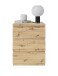 Nachtkommode >Olli< in Artisan Eiche Nachbildung - 45x61x38cm (BxHxT)