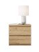 Nachtkommode >Olli< in Artisan Eiche Nachbildung - 45x44x38cm (BxHxT)