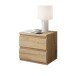 Nachtkommode >Olli< in Artisan Eiche Nachbildung - 45x44x38cm (BxHxT)
