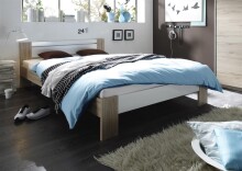 Futonbett >Vega< in Eiche San Remo Nachbildung /...