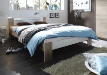 Futonbett >Vega< in Eiche San Remo Nachbildung /...