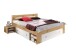 Stauraumbett >Robina< in Artisan Eiche Nachbildung / Weiß - 145x86x204cm (BxHxT)