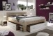 Stauraumbett >Robina< in Eiche Sonoma Nachbildung / Weiß - 185x86x204cm (BxHxT)