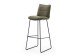Barhocker >HAMPTON< (2er Set) in olive aus Polyester, Metall - 45x110x54 (BxHxT)