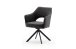 Polsterstuhl >TONALA< (2er Set) in Anthrazit - 64x85x61 (BxHxT)