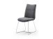 Polsterstuhl >HAMPTON< (2er Set) in Anthrazit - 48x94x65 (BxHxT)