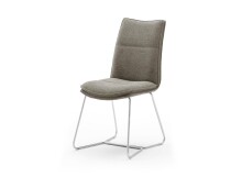 Polsterstuhl >HAMPTON< (2er Set) in Cappuccino -...
