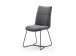 Polsterstuhl >HAMPTON< (2er Set) in Anthrazit - 48x94x65 (BxHxT)