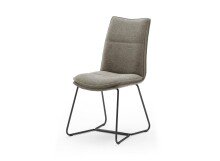 Polsterstuhl >HAMPTON< (2er Set) in Cappuccino -...