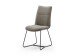 Polsterstuhl >HAMPTON< (2er Set) in Cappuccino - 48x94x65 (BxHxT)
