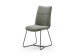 Polsterstuhl >HAMPTON< (2er Set) in olive - 48x94x65 (BxHxT)