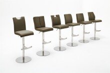 Barhocker >Bar.do< in Cappuccino aus Polyurethan,...