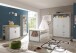 Kleiderschrank >Timo< in Beton Nachbildung / Weiß - 137x195,5x45cm (BxHxT)