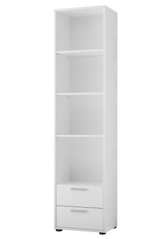 Regal >Christian< in Weiß - 48x191x33,4cm (BxHxT)