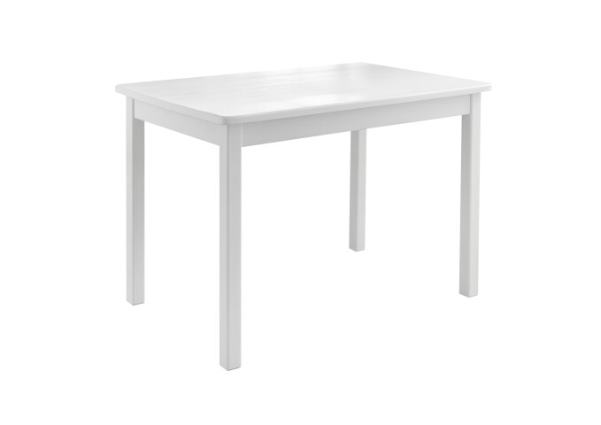 Kindertisch >Felix< in Weiß aus Massivholz - 76x51x50cm (BxHxT)