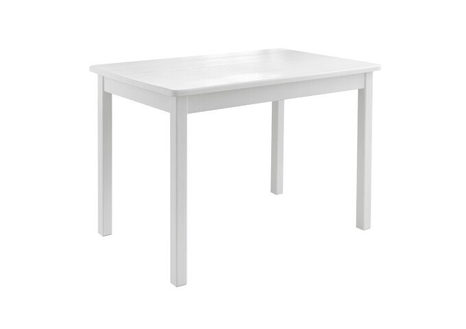 Kindertisch >Felix< in Weiß aus Massivholz - 76x51x50cm (BxHxT)