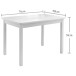 Kindertisch >Felix< in Weiß aus Massivholz - 76x51x50cm (BxHxT)