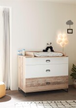 Wickelkommode >Ricarda< in Old Style Nachbildung / Weiß