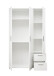 Kleiderschrank >Christian< in Weiß - 115x191x55cm (BxHxT)